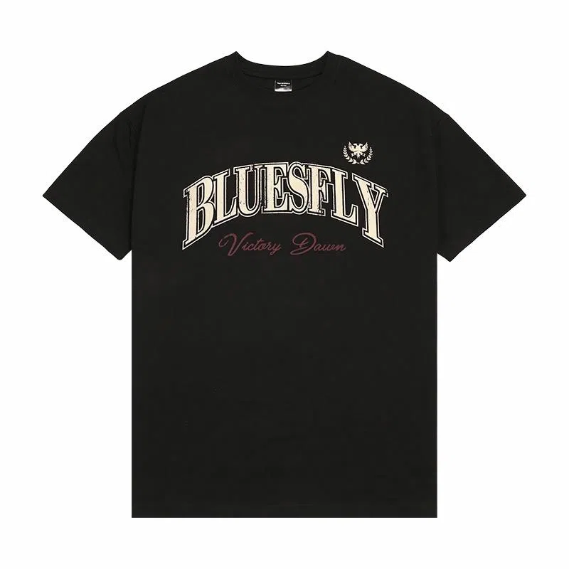 BLUESFLY Printed Sleeve-Cuff T-Shirt