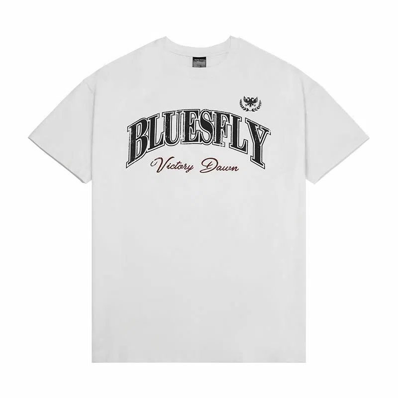 BLUESFLY Printed Sleeve-Cuff T-Shirt