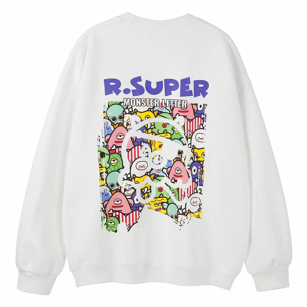 R.super x Monster Letter Logo