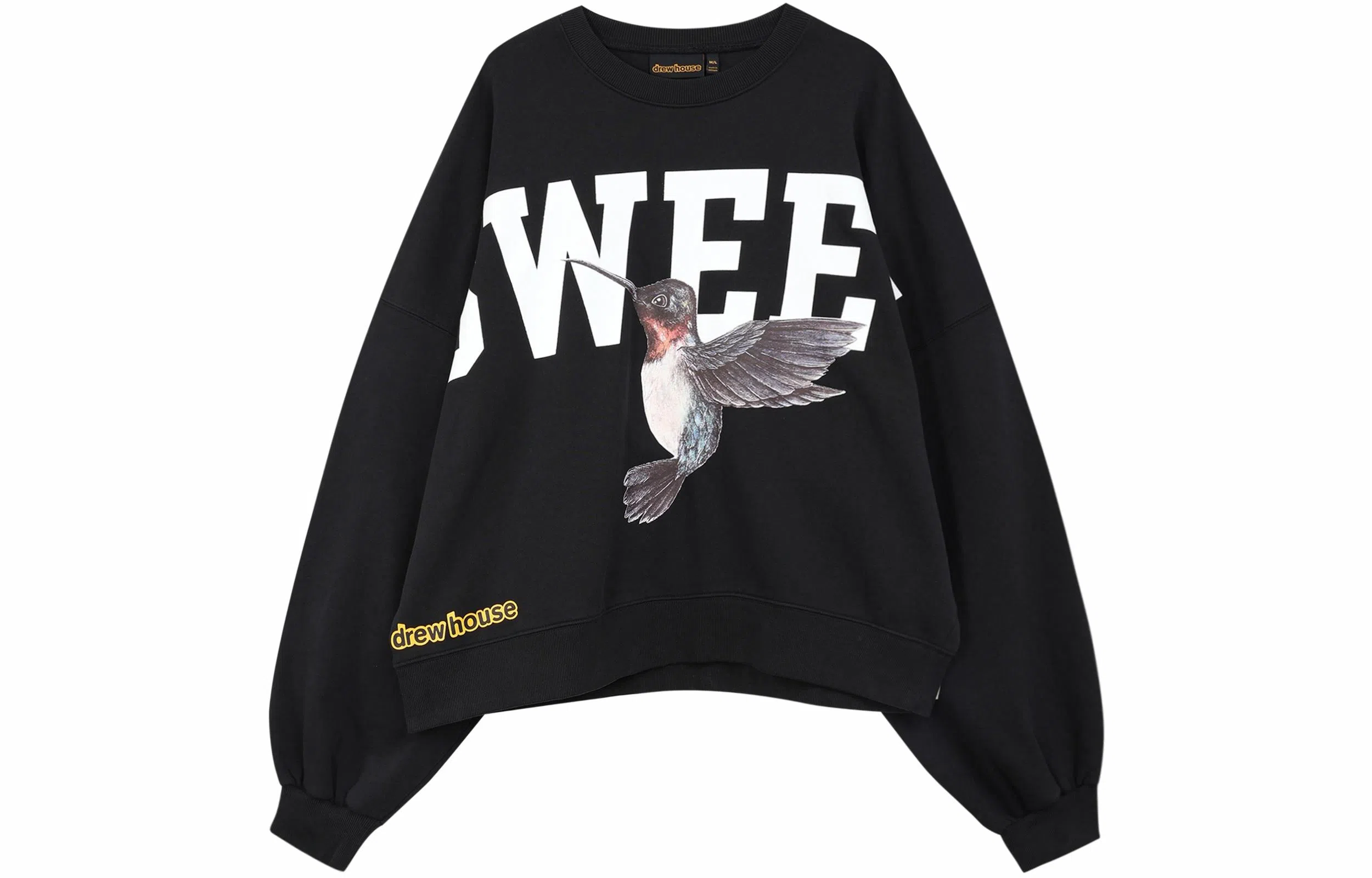 Drew House Sweet Boxy Crewneck Black