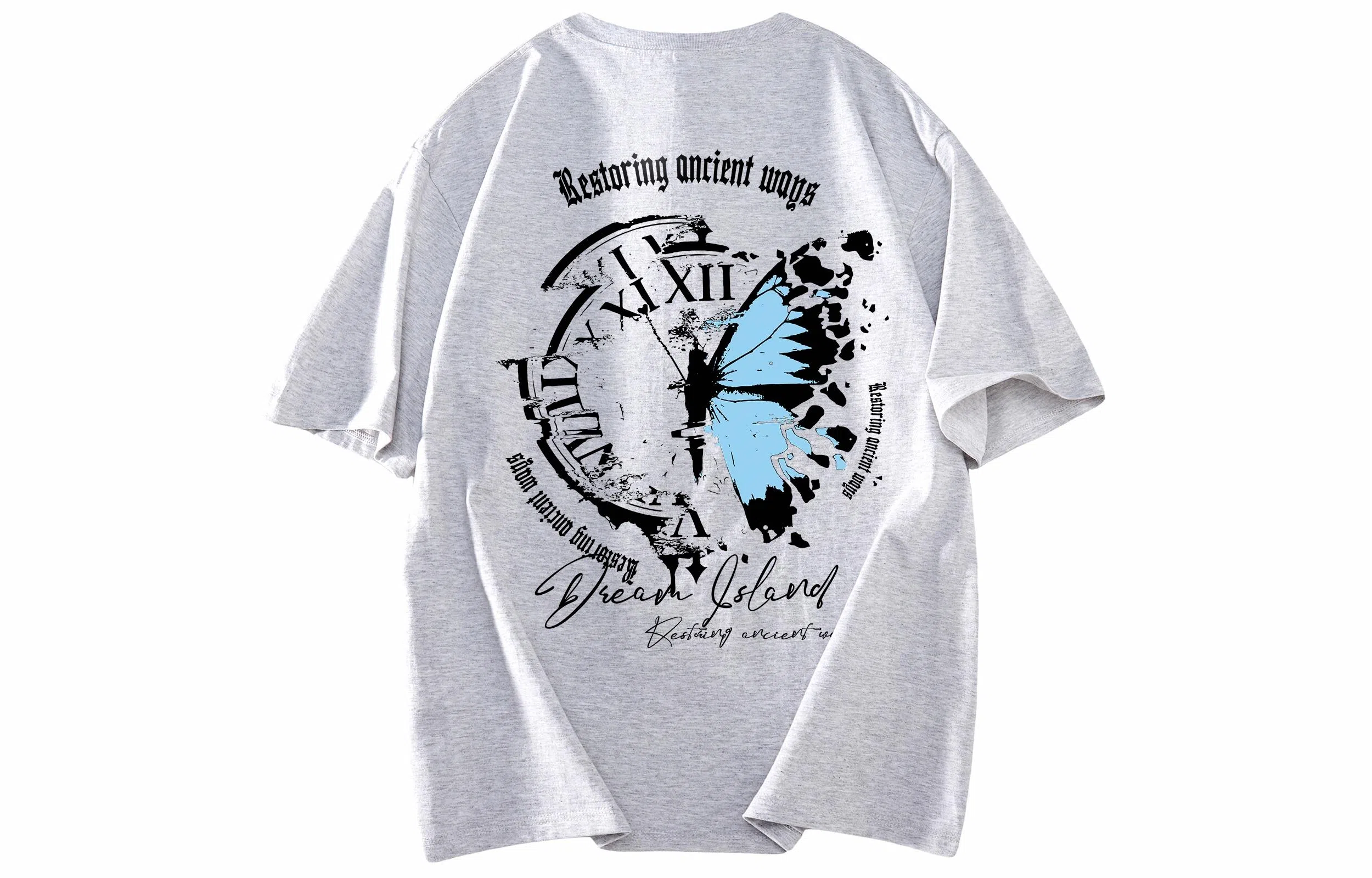 AYEA Butterfly Clock Print T-Shirt