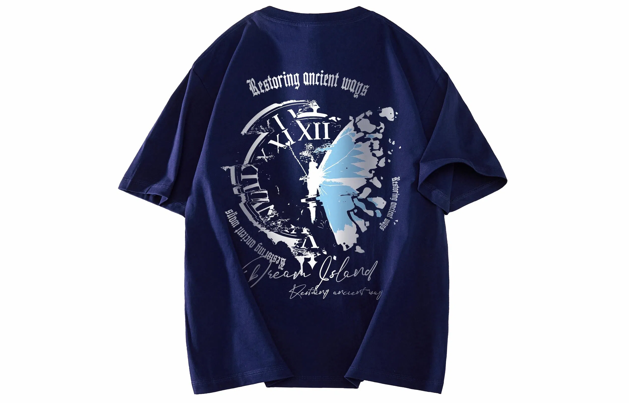 AYEA Butterfly Clock Print T-Shirt