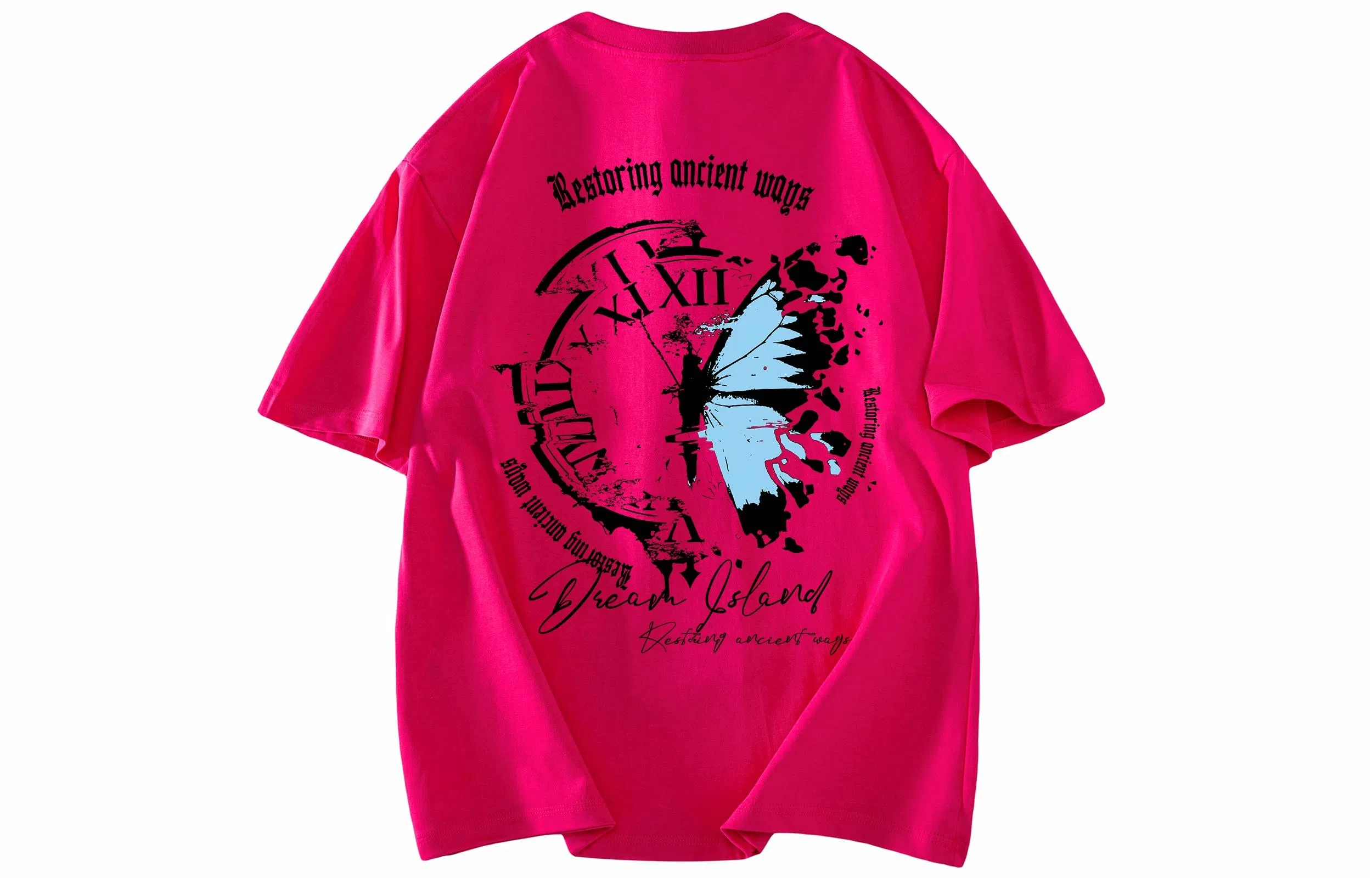 AYEA Butterfly Clock Print T-Shirt