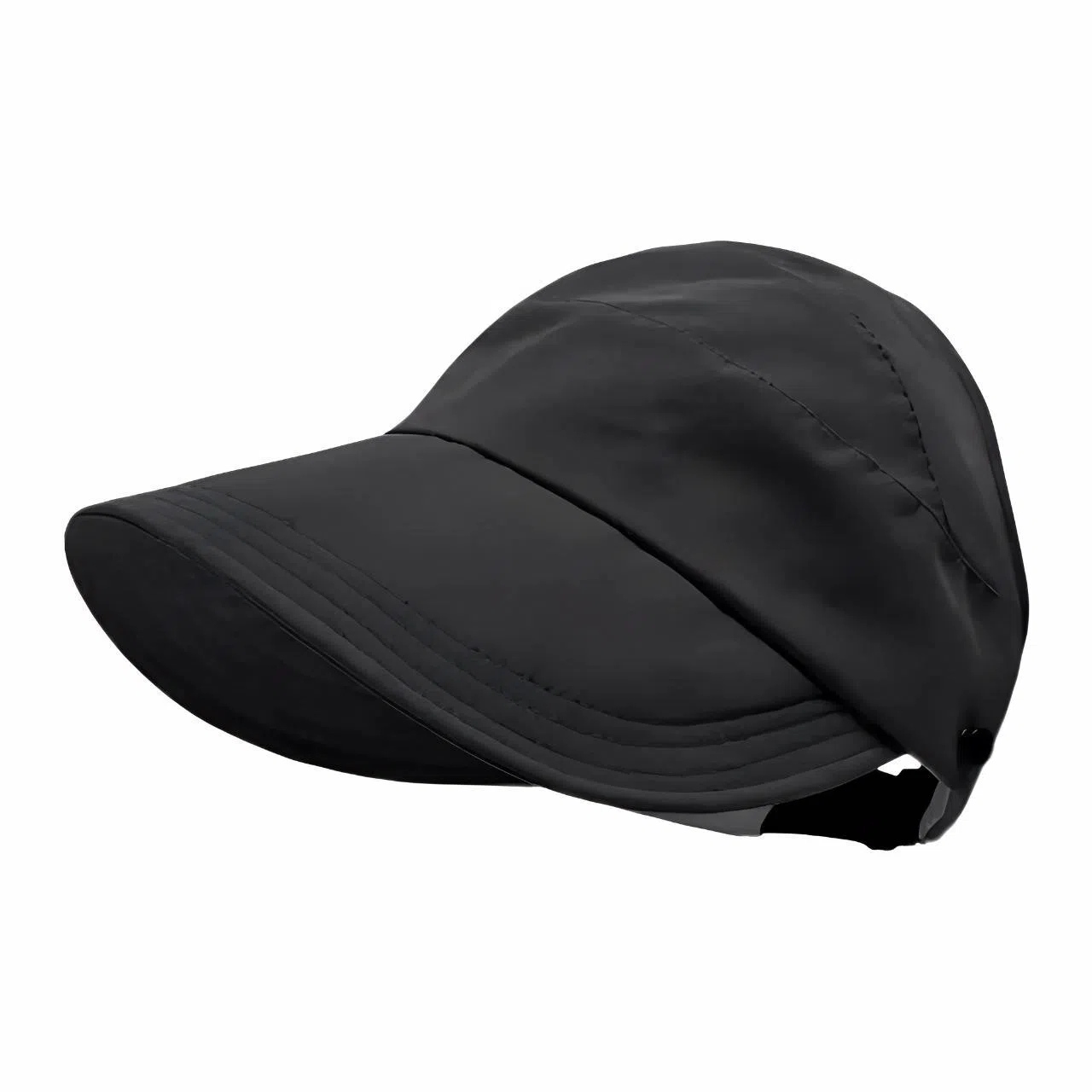 杨同学 大帽檐 空顶帽 女夏季 可收纳 护颈 遮阳帽 可扎马尾 户外鸭舌 太阳帽 聚脂钎维 防晒帽 男女同款情侣款