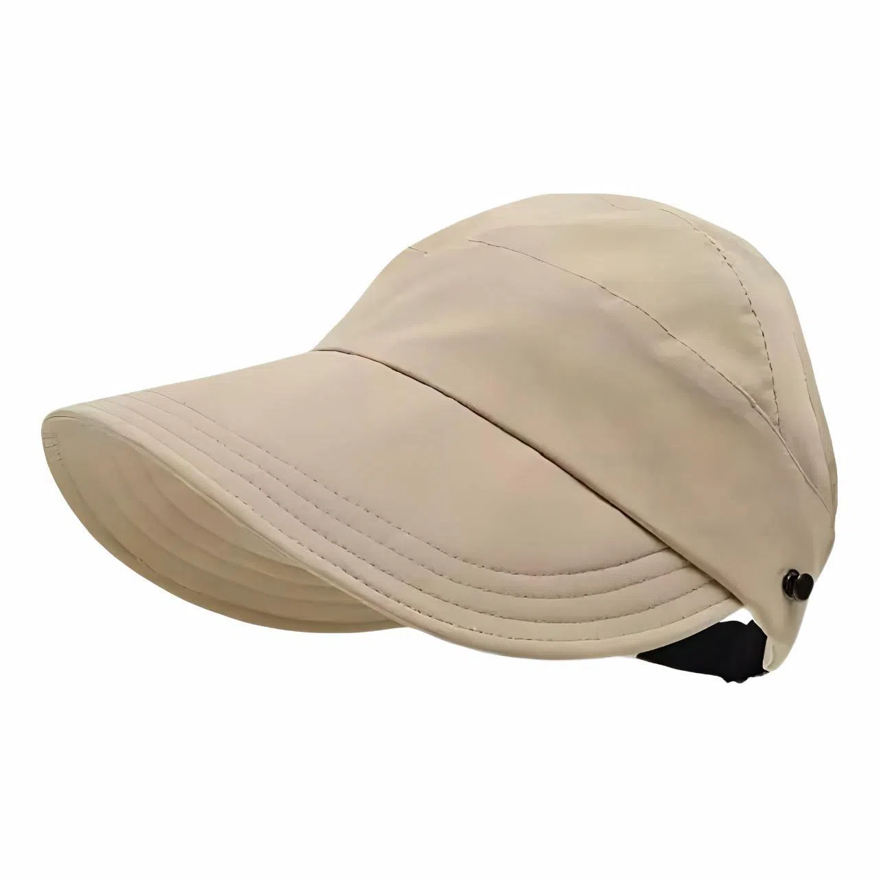 杨同学 大帽檐 空顶帽 女夏季 可收纳 护颈 遮阳帽 可扎马尾 户外鸭舌 太阳帽 聚脂钎维 防晒帽 男女同款情侣款