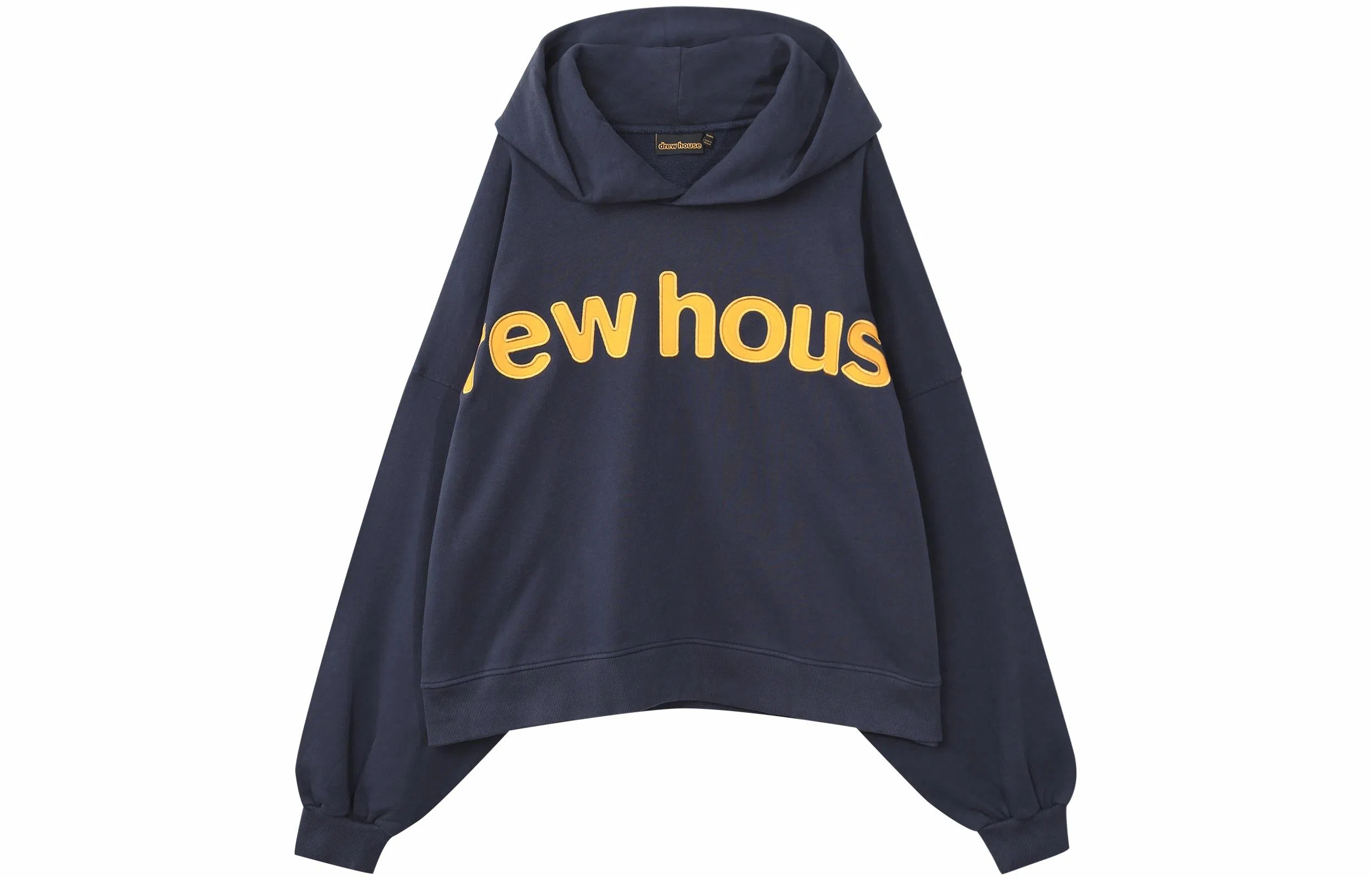 Drew House FW22 Box Hoodie Navy Logo