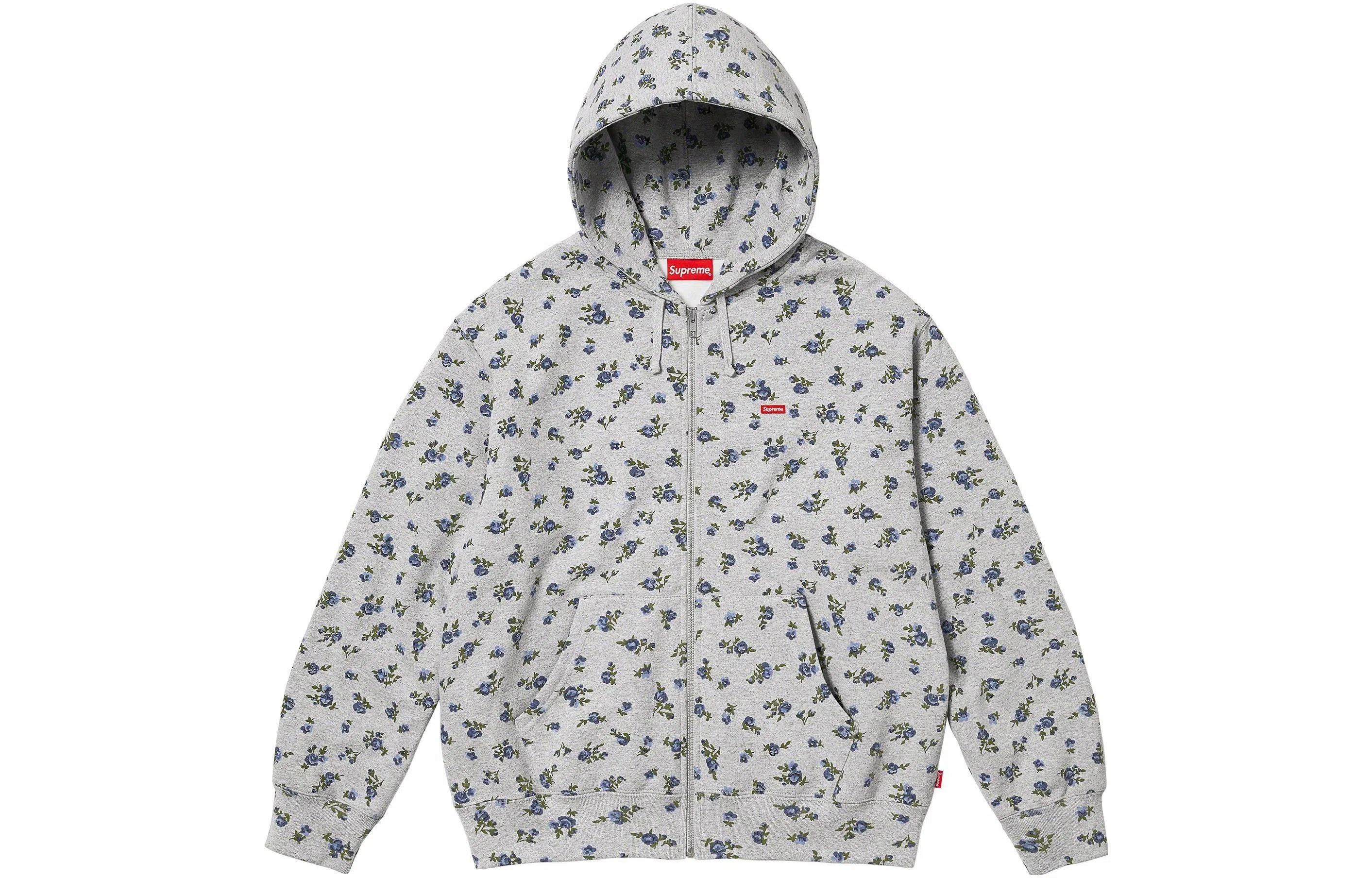 Supreme Small Box Zip Up Hooded Sweatshirt