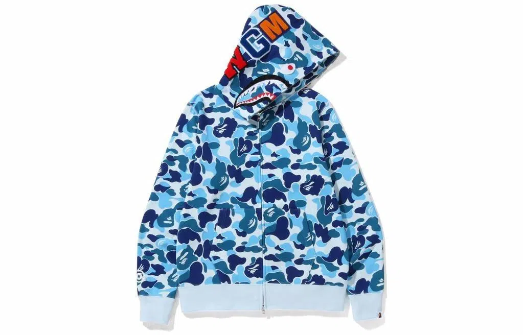 A BATHING APE ABC Camo Shark Hoodie