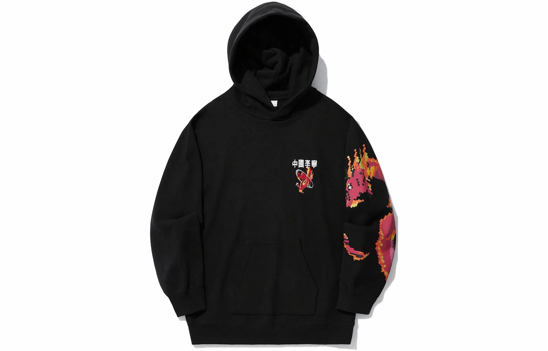 Li-Ning Logo Hoodie Black