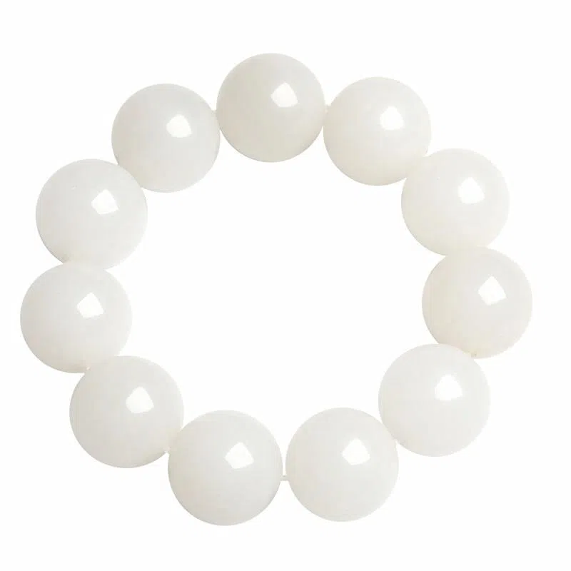 印象眸 转运新中式国潮优雅古风素净 金丝玉 手串 男女同款情侣款 礼盒包装