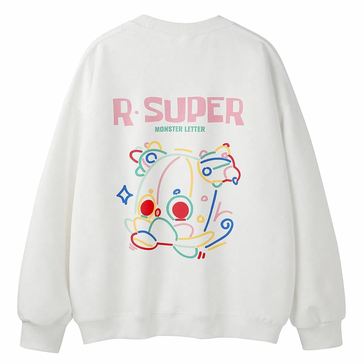 R.super x Monster Letter Logo