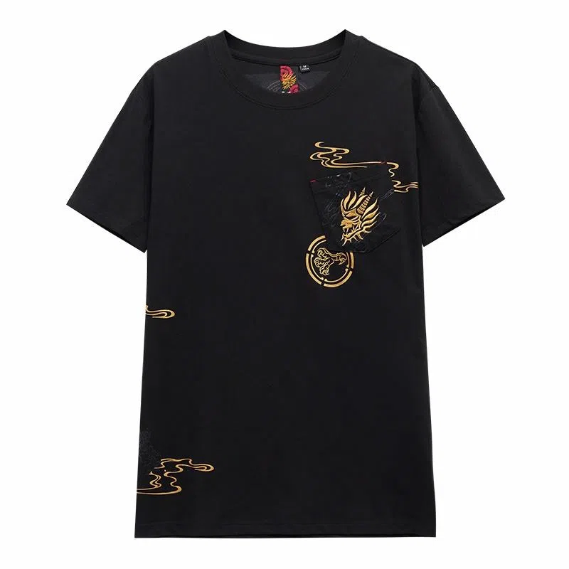 ONI Animal Graphic Crewneck T-Shirt Black