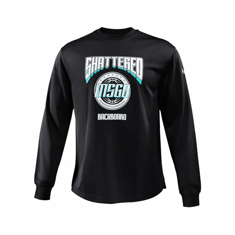 Monster Guardians Heavyweight Crewneck Long Sleeve Tee Black