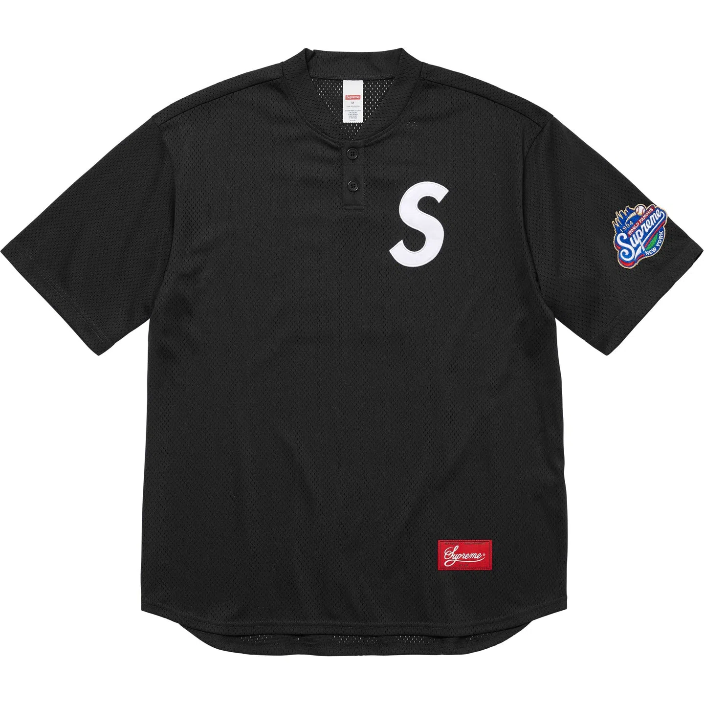 Supreme FW24 WEEK1 S Logo Baseball Henley T