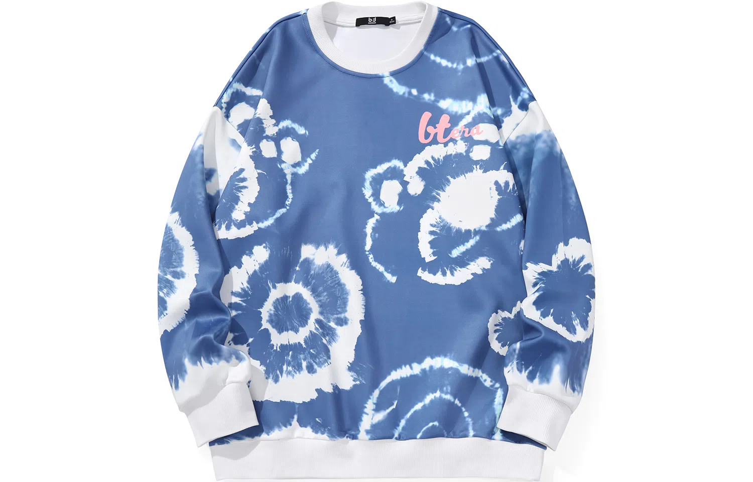 bt Graffiti Letter Print Cardigan Sweatshirt