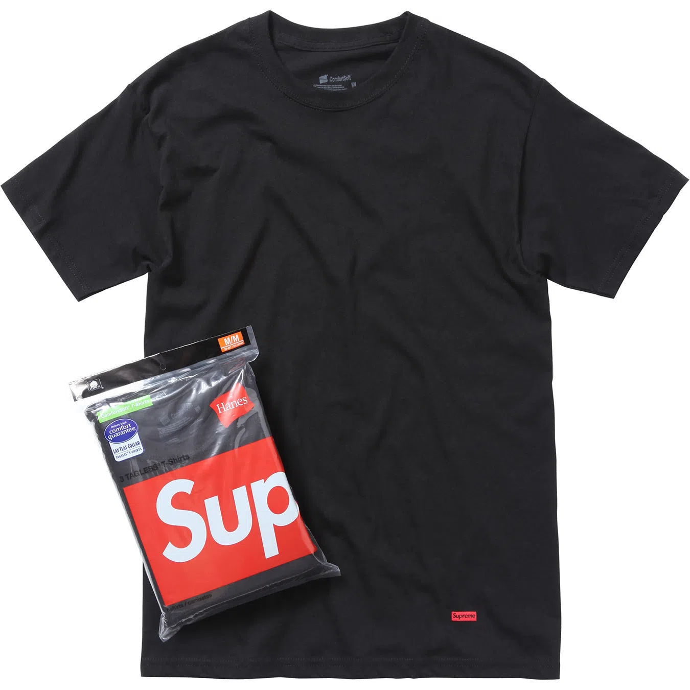 Supreme x Hanes Tagless Tees