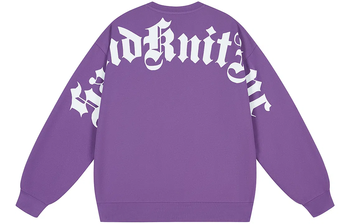 SandKnit Logo Print Fleece Sweatshirt