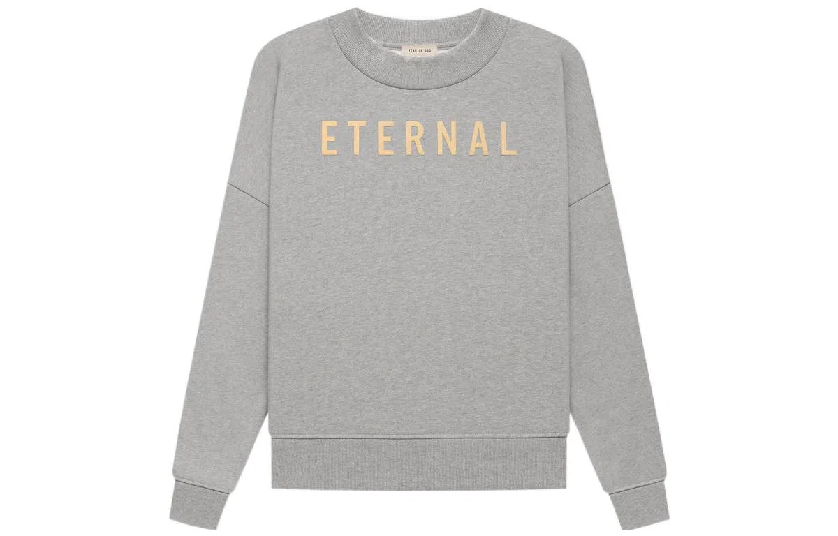 Fear of God FW22 ETERNAL Fleece Crewneck Warm Heather Grey