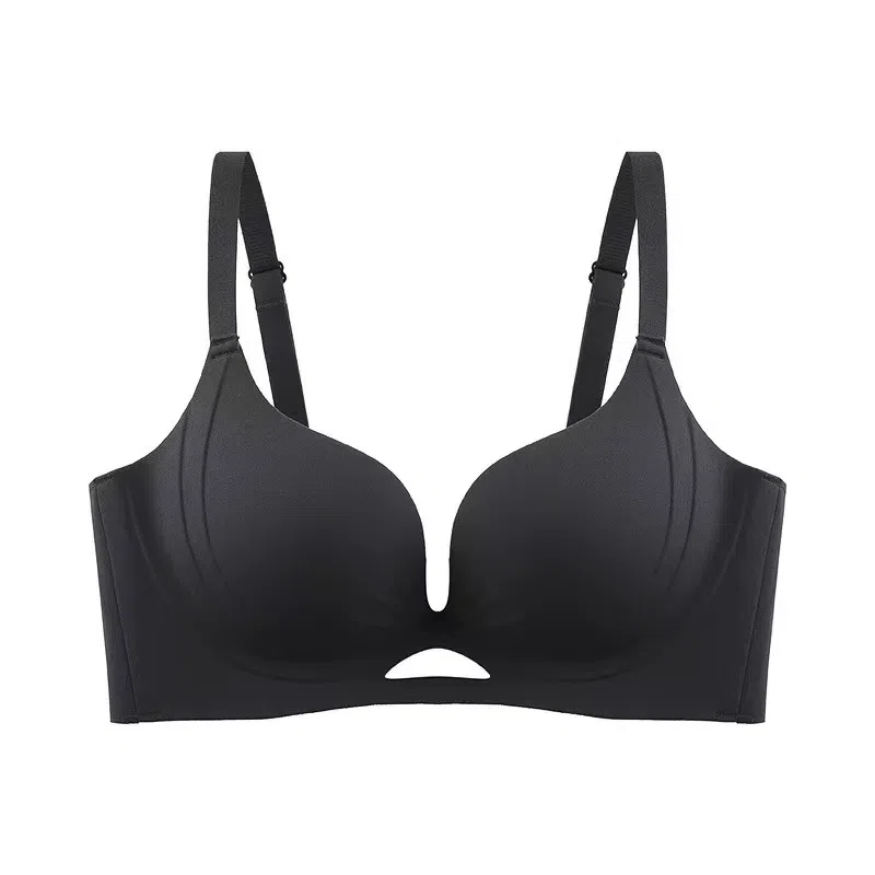 黛尔佳人 大胸显小薄款聚拢上托防下垂无钢圈文胸 女款