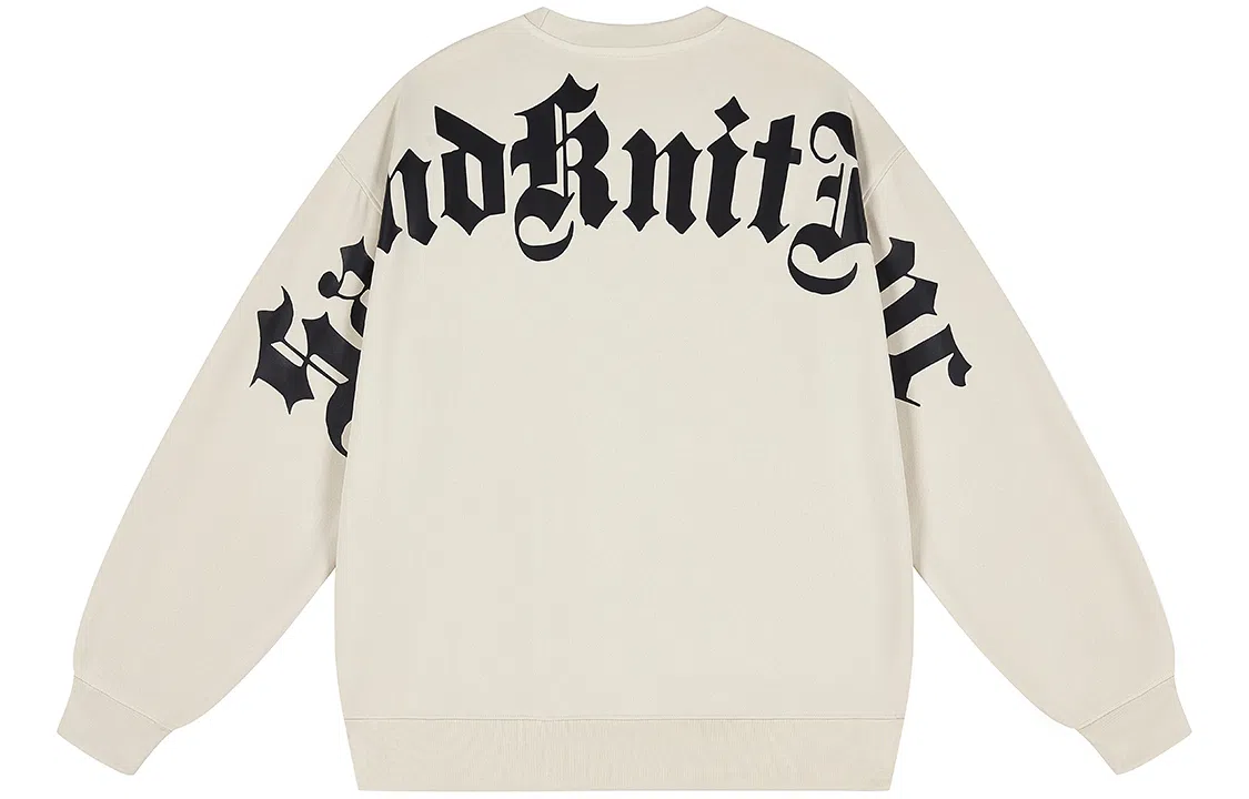 SandKnit Logo Print Fleece Sweatshirt