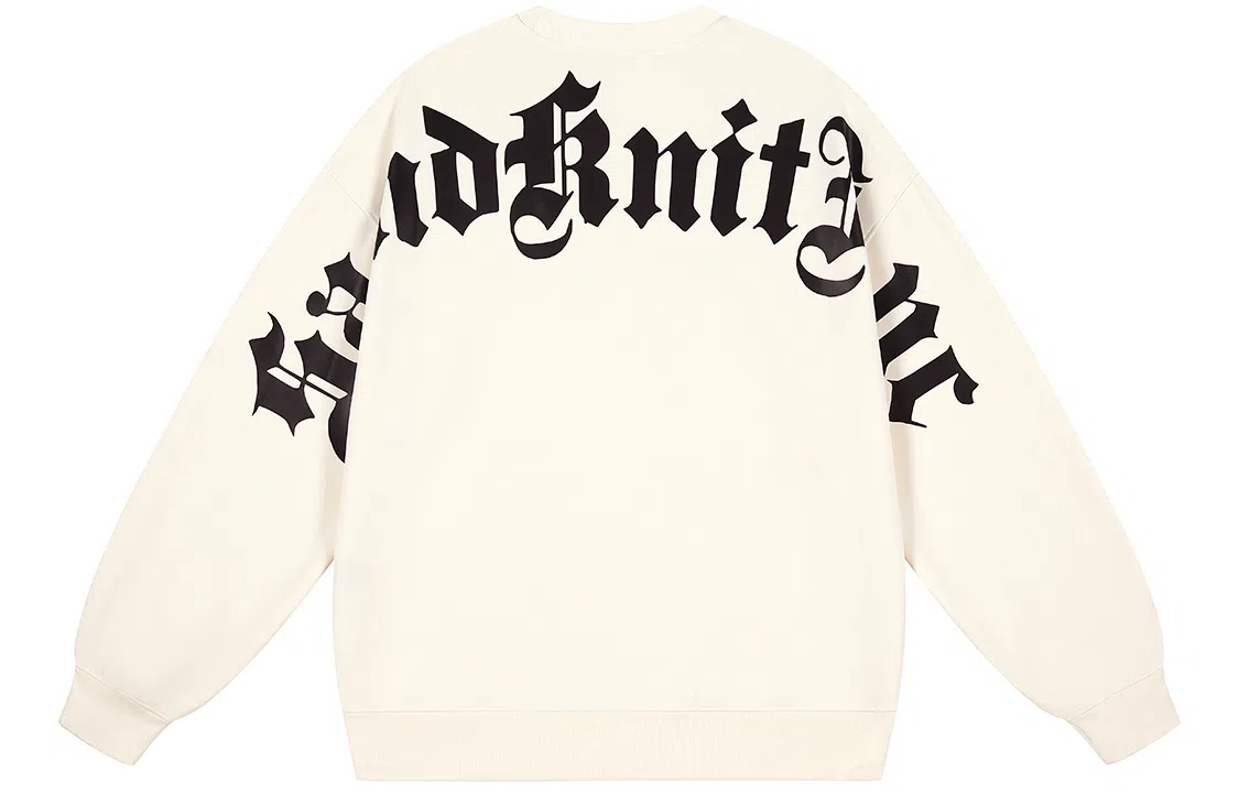 SandKnit Logo Print Fleece Sweatshirt