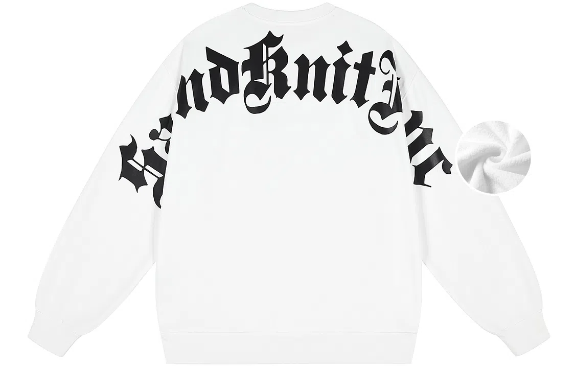SandKnit Logo Print Fleece Sweatshirt