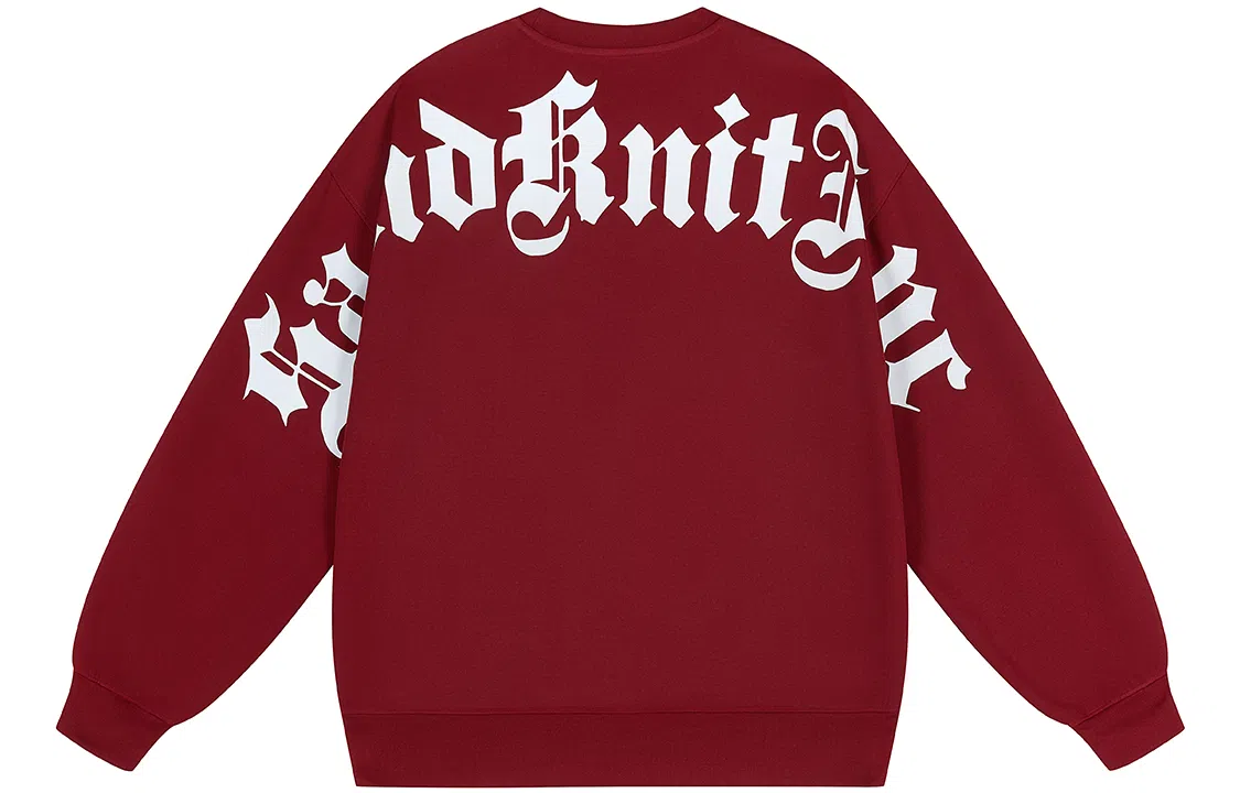 SandKnit Logo Print Fleece Sweatshirt