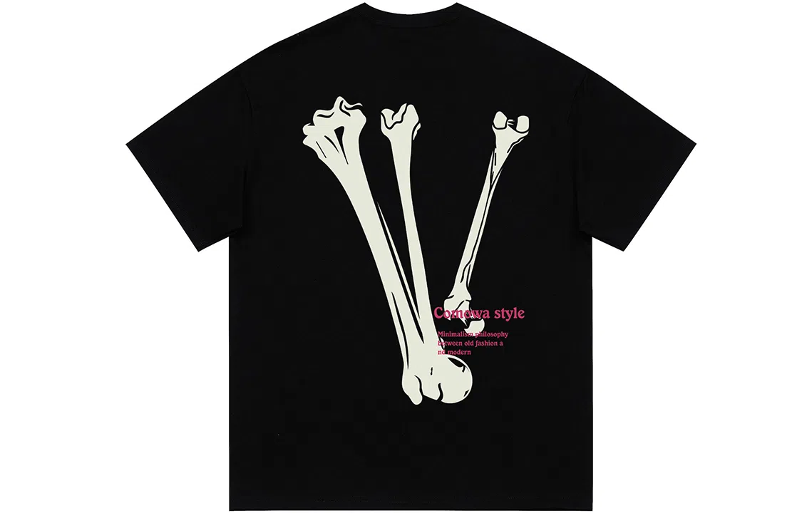 COMOWA Bone V Logo T-Shirt