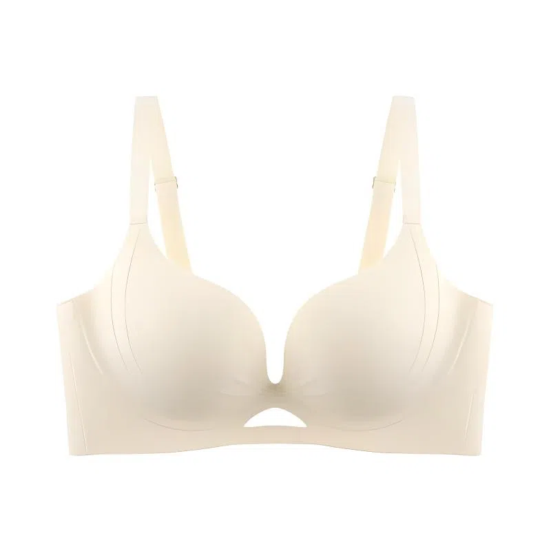 黛尔佳人 大胸显小薄款聚拢上托防下垂无钢圈文胸 女款