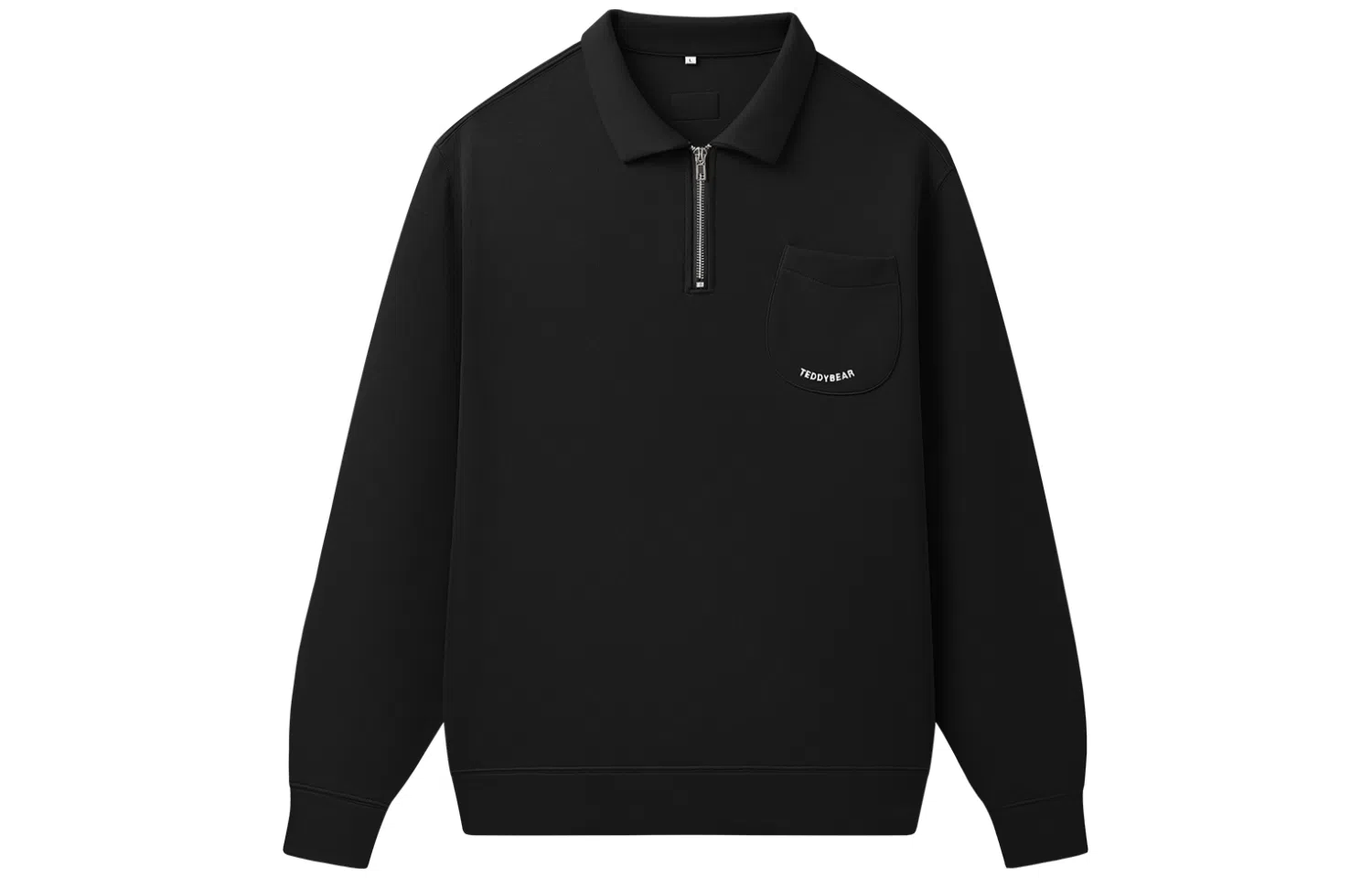 恒源祥 纯色翻领休闲长袖卫衣 男款