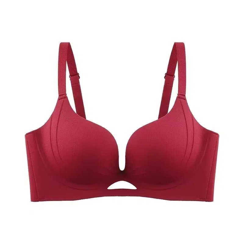 黛尔佳人 大胸显小薄款聚拢上托防下垂无钢圈文胸 女款