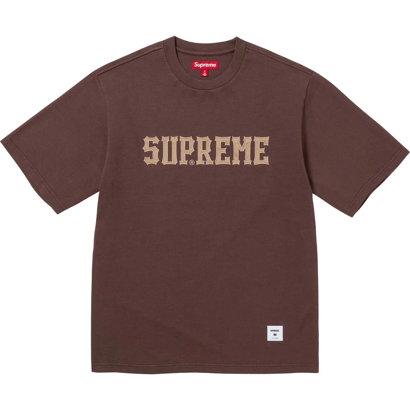 Supreme FW24 WEEK1 Twill Appliqu SS Top logoT