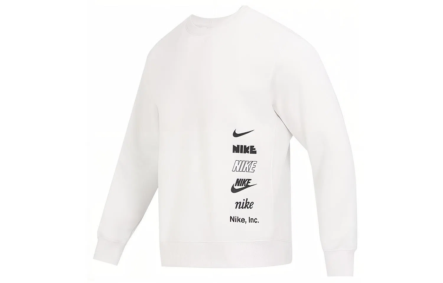 Nike Club Fleece Crew White
