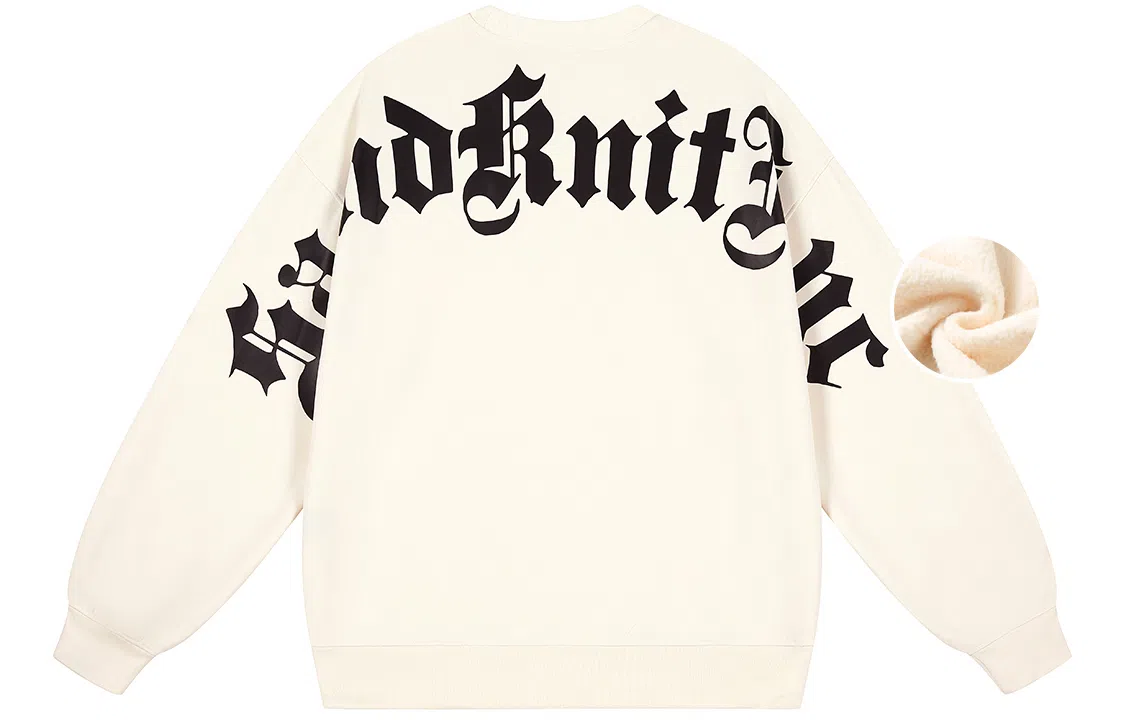 SandKnit Logo Print Fleece Sweatshirt