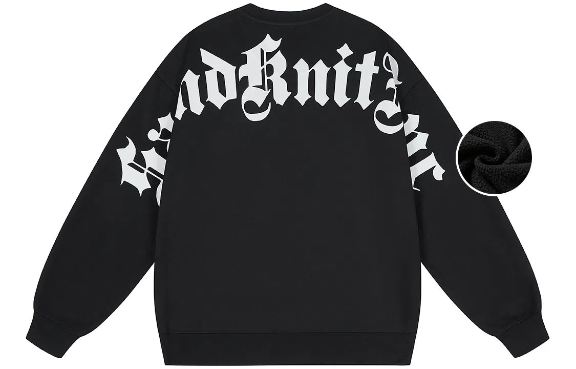 SandKnit Logo Print Fleece Sweatshirt