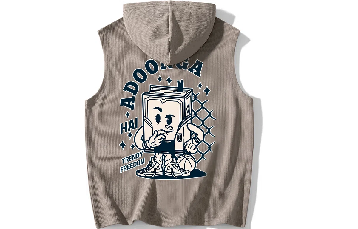ADOONGA Streetwear Hoodie Vest