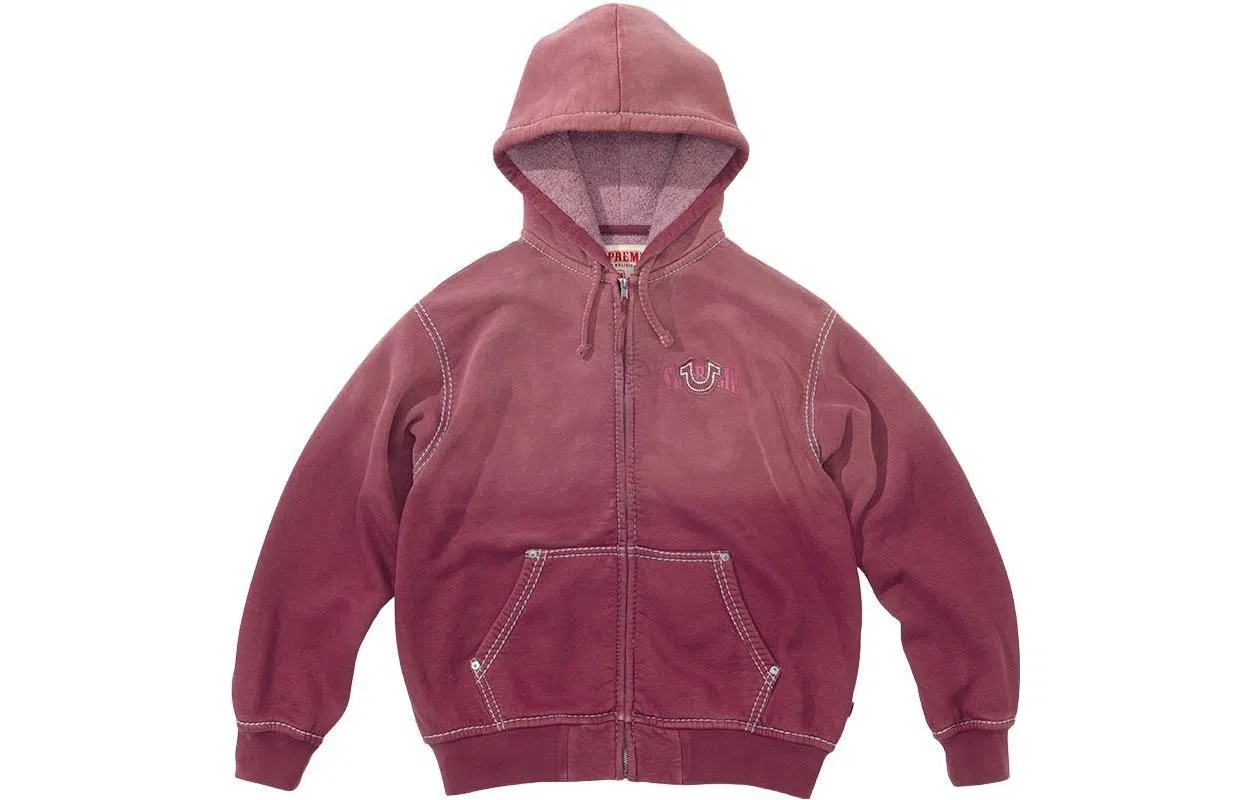 Supreme x True Religion Zip Up Hooded Sweatshirt