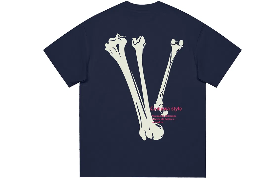 COMOWA Bone V Logo T-Shirt