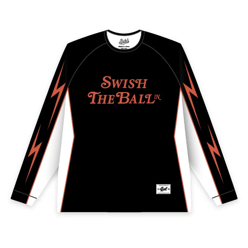 SWISH THE BALL IN T