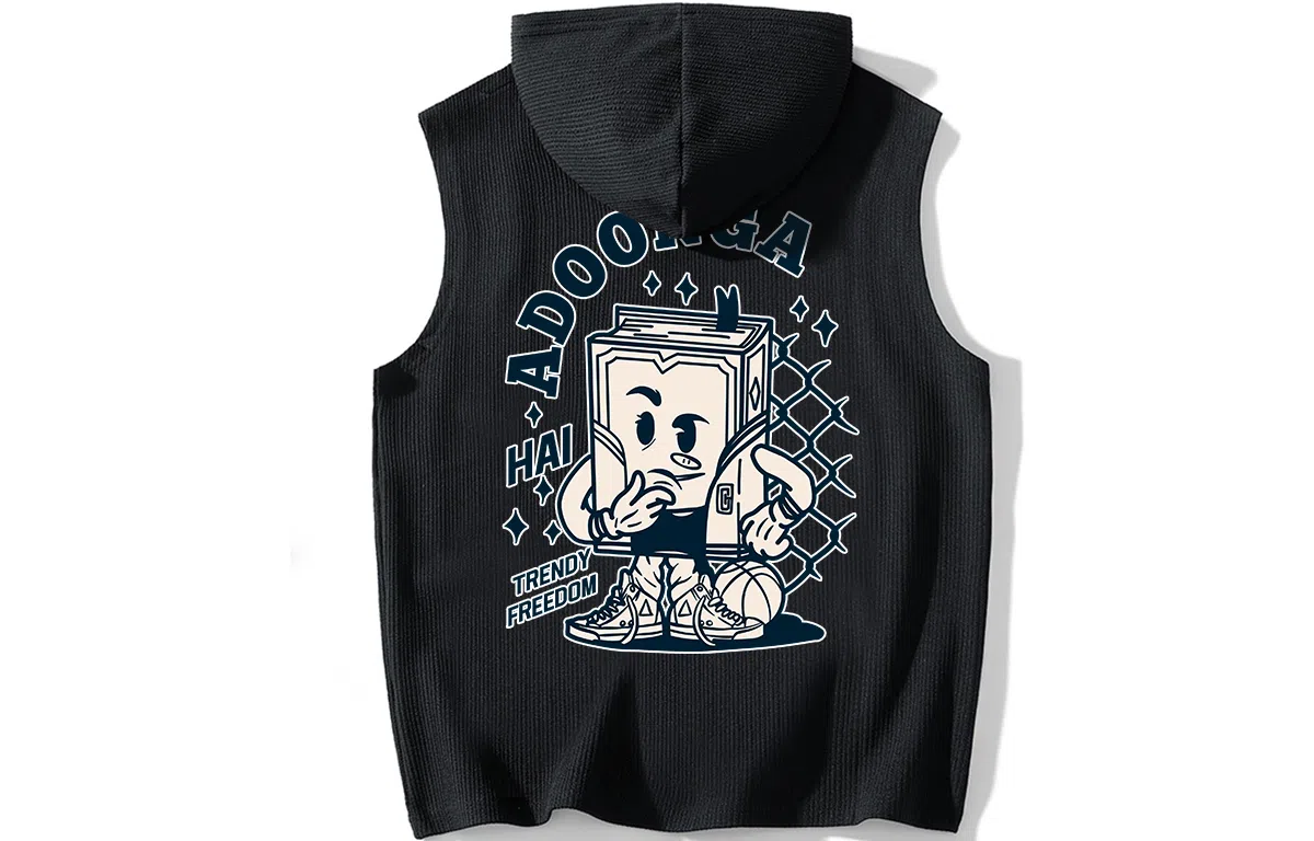 ADOONGA Streetwear Hoodie Vest