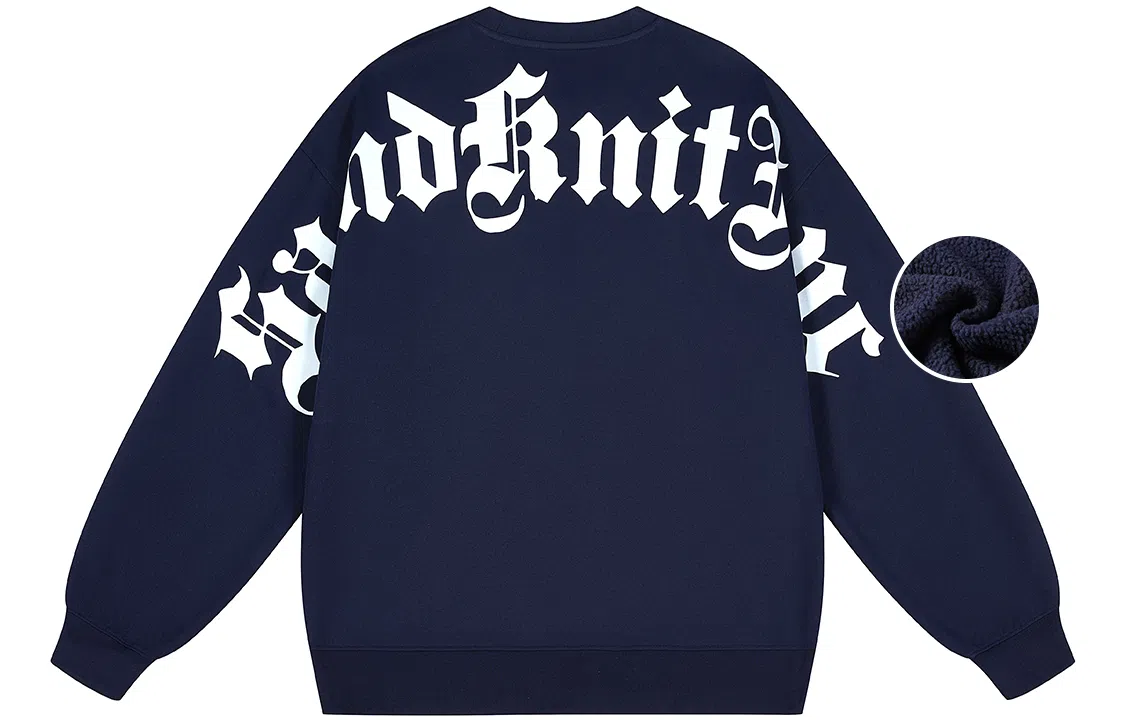 SandKnit Logo Print Fleece Sweatshirt