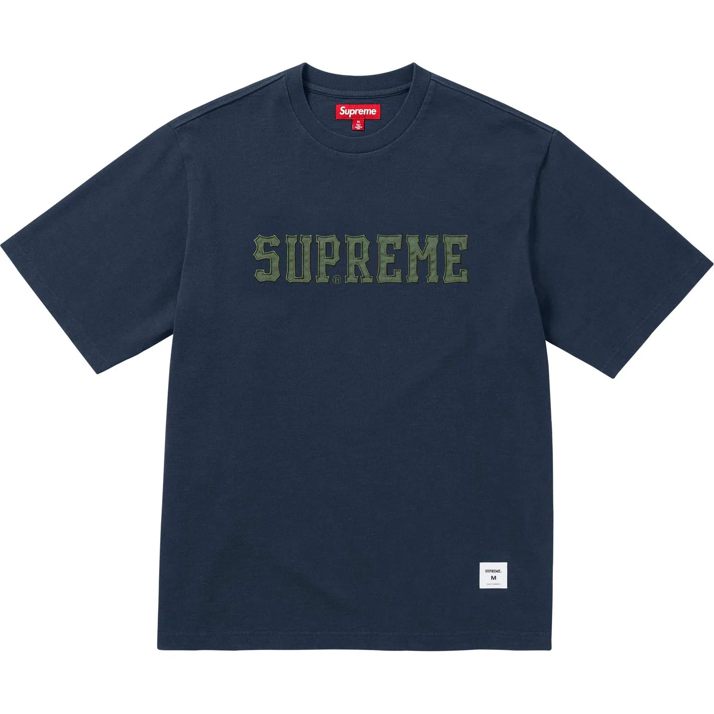 Supreme FW24 WEEK1 Twill Appliqu SS Top logoT