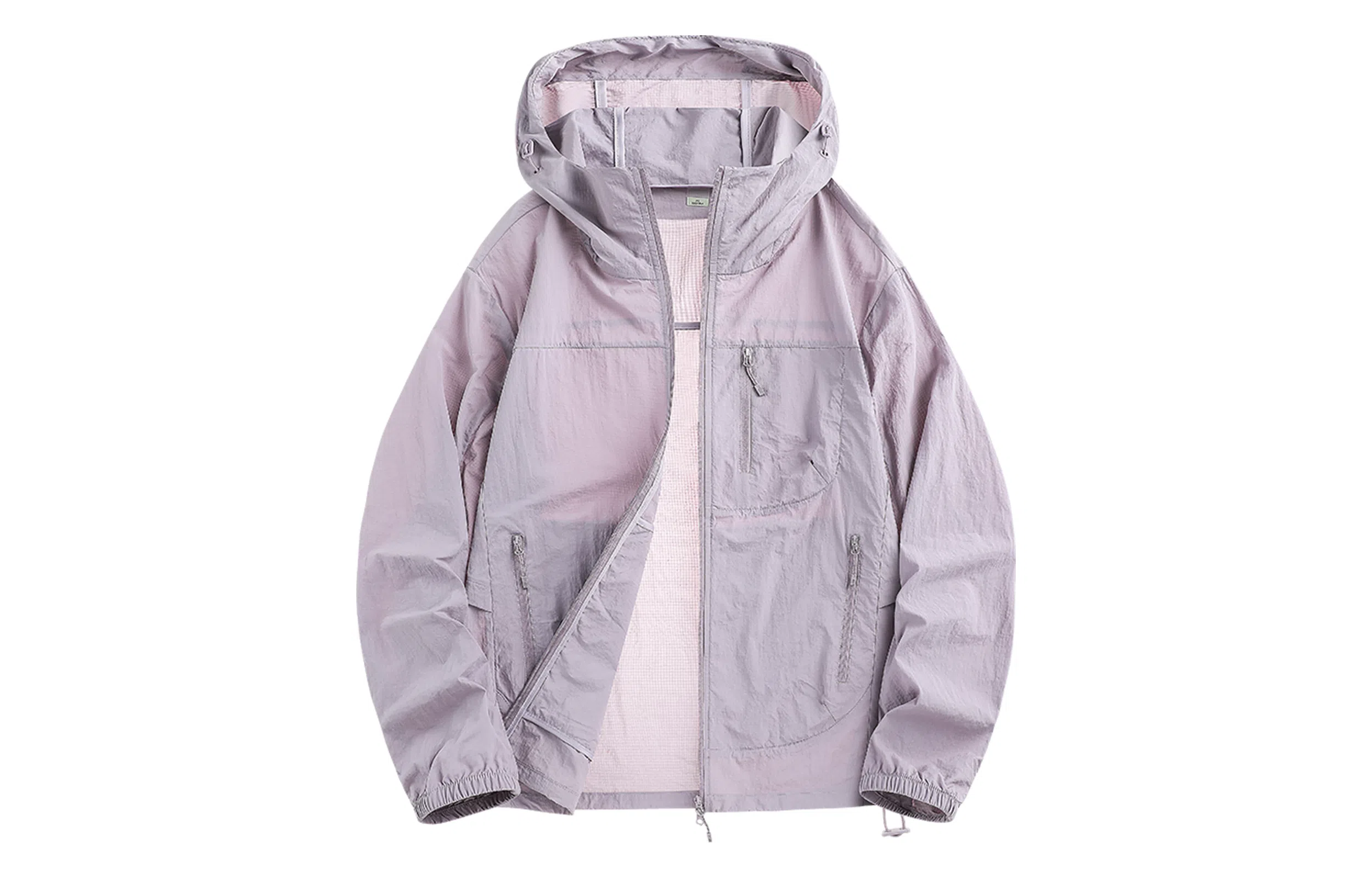 木林森 户外简约轻薄防紫外线冰丝纯色休闲清凉感连帽防晒服 男女同款