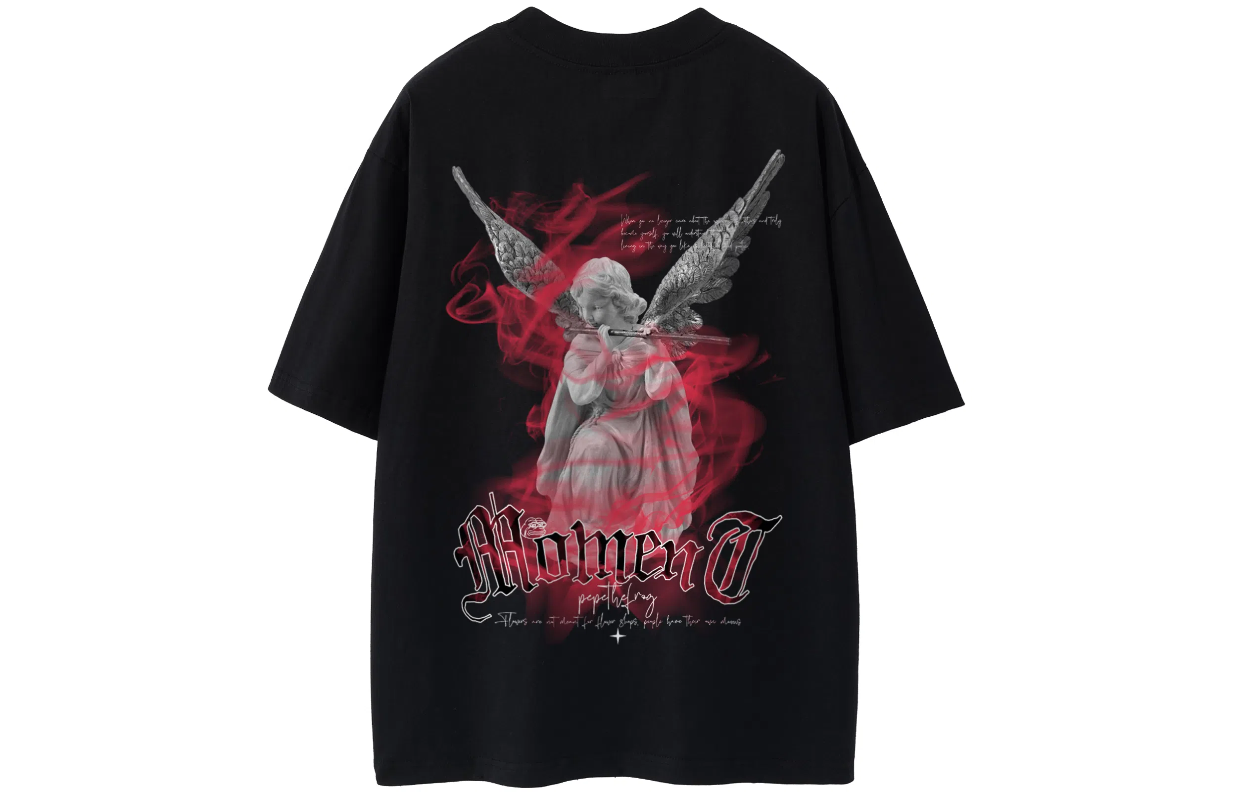 Pepe the Frog Angel Smoke Print T-Shirt