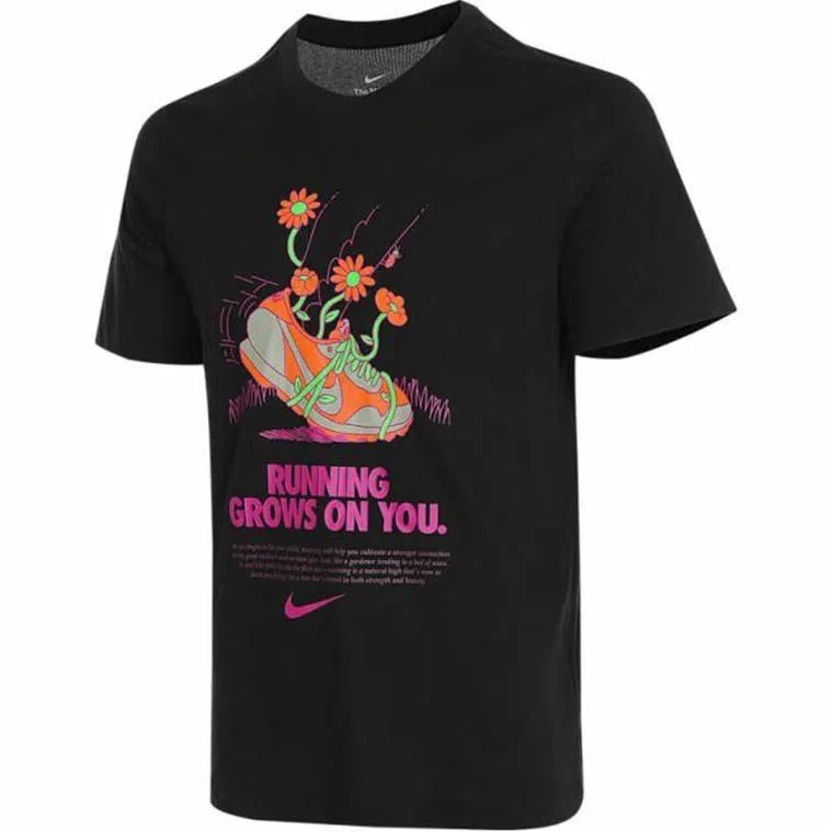 Nike M NK DF Tee Run DNA FA24 Black