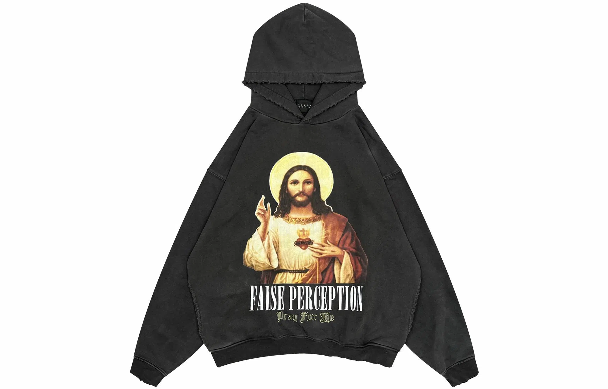 False Perception Peace Dove Hoodie Black
