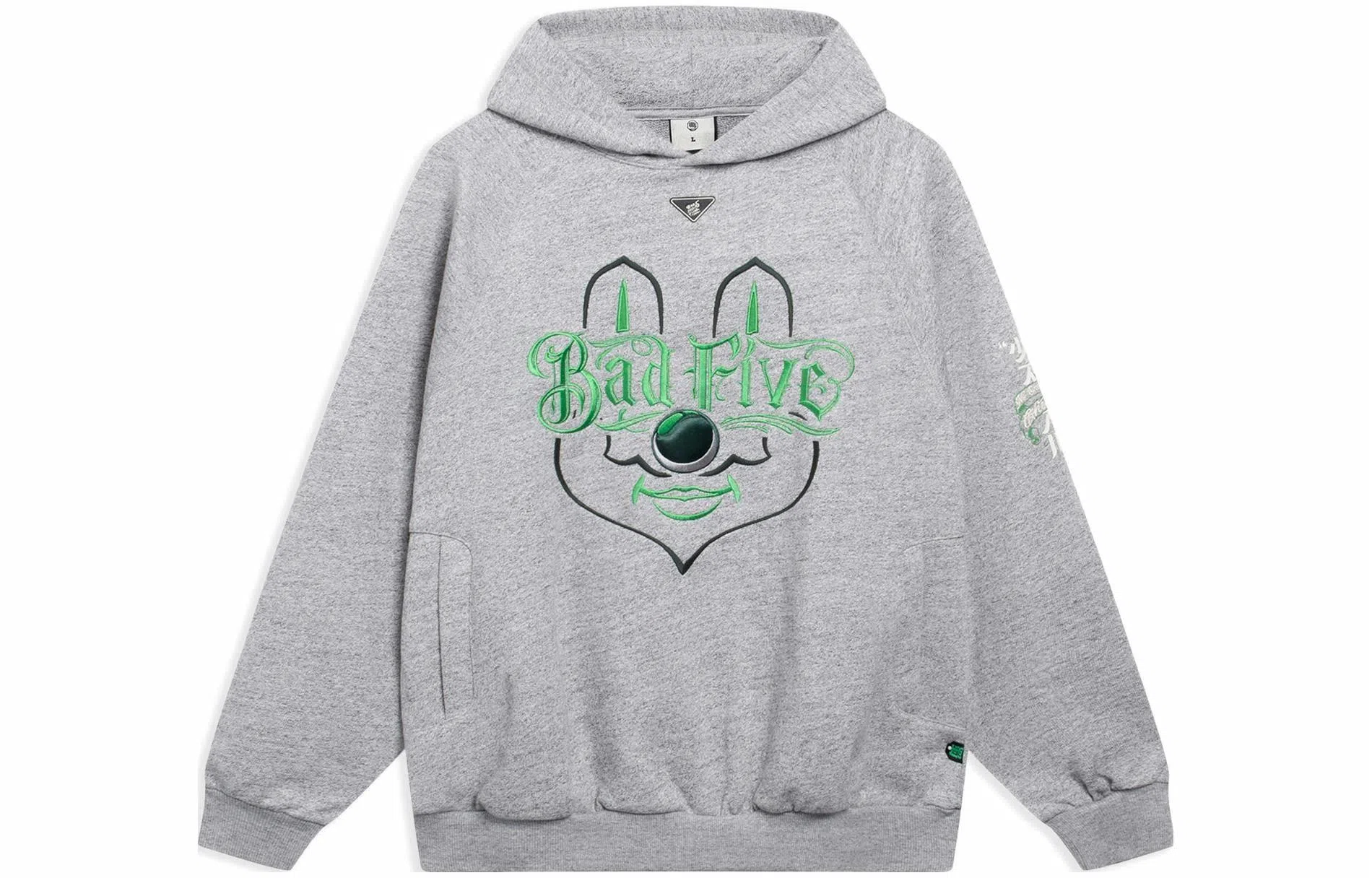 LiNing BADFIVE Pullover Hoodie Heather Grey