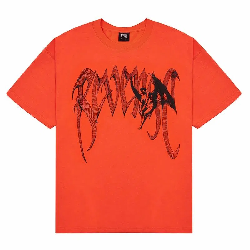 Revenge Retro Logo T-Shirt Orange