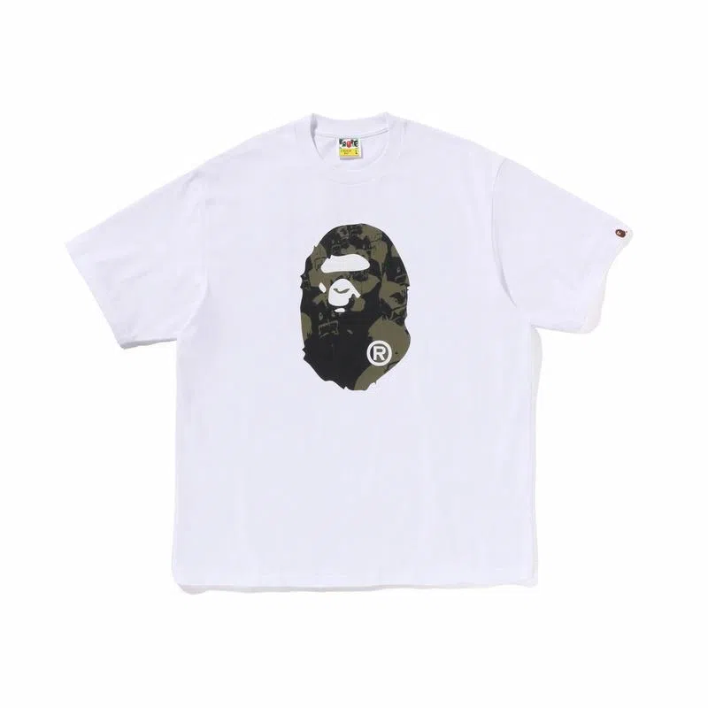 A BATHING APE SS24 Shark Head T-Shirt