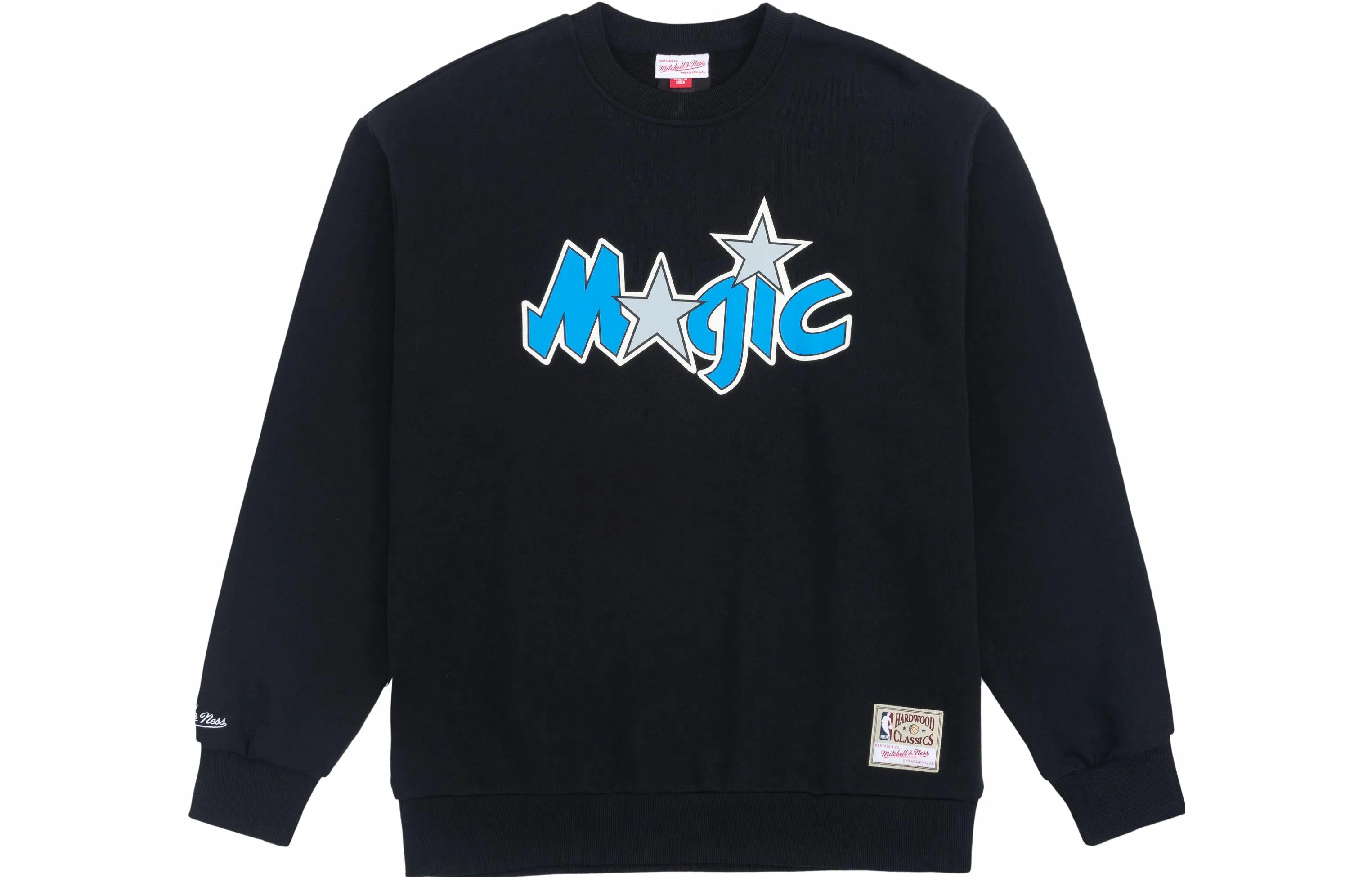 Mitchell & Ness NBA Logo Crewneck Sweatshirt